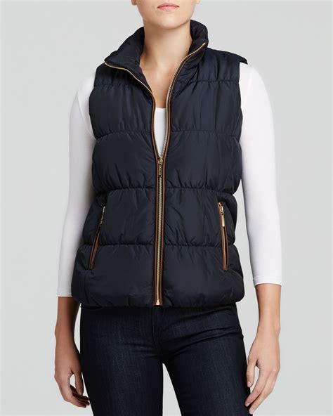 michael kors down vest|Michael Kors quilted puffer vest.